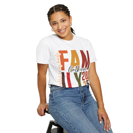 Family Gathering 2025 T‑Shirt — Personalized Fall Reunion Tee